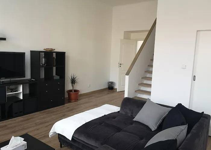 Fine Apartment In Centrum Of Slany With Aircondition