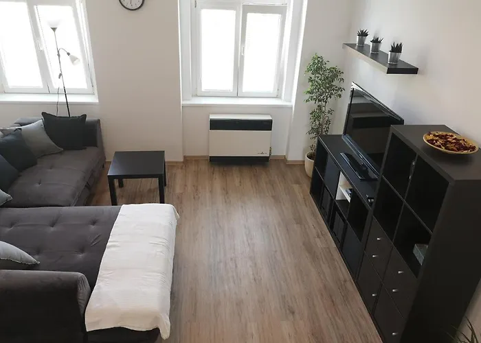 Fine Apartment In Centrum Of Slany With Aircondition